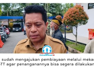 Kepala Disdikbud Kota Balikpapan, Irfan Taufik, menyampaikan pihaknya telah mengajukan penggunaan dana Belanja Tidak Terduga (BTT) untuk mempercepat perbaikan akses jalan menuju SDN 022 Balikpapan Timur. Foto: M Hilmansyah.