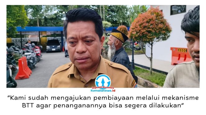 
 Kepala Disdikbud Kota Balikpapan, Irfan Taufik, menyampaikan pihaknya telah mengajukan penggunaan dana Belanja Tidak Terduga (BTT) untuk mempercepat perbaikan akses jalan menuju SDN 022 Balikpapan Timur. Foto: M Hilmansyah.