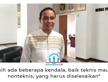 Ketua Komisi IV DPRD Kota Samarinda, Mohammad Novan Syahronny Pasie, menyampaikan hasil audiensi bersama Disporapar dan KONI Kota Samarinda terkait kesiapan kontingen menghadapi Porprov Kalimantan Timur di Kabupaten Paser, Senin (20/7/2026). Foto: Yana Ashari.