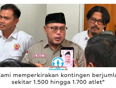 Ketua Harian KONI Kota Samarinda, Roy Hendrayanto, menyampaikan KONI memperkirakan akan memberangkatkan 1.500 hingga 1.700 atlet pada Porprov Kalimantan Timur 2026 di Kabupaten Paser sebagai dasar penyusunan kebutuhan anggaran kontingen.