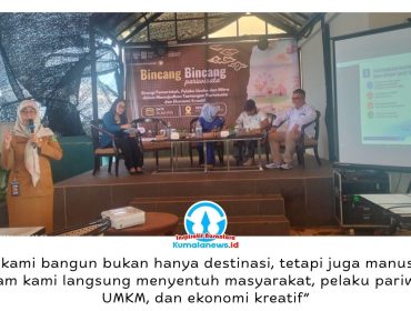 Kepala Dinas Pariwisata Kalimantan Timur, Ririn Sari Dewi, menegaskan bahwa keberhasilan pembangunan sektor pariwisata tidak hanya diukur dari jumlah kunjungan wisatawan, tetapi juga dari dampak ekonomi yang dirasakan masyarakat. Hal itu disampaikannya saat menjadi narasumber dalam kegiatan Bincang-Bincang Pariwisata di Hotel Grand Verona Samarinda, Selasa (30/6/2026). Foto: Yana Ashari.