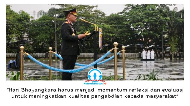 
 Kapolda Kalimantan Timur Irjen Pol Endar Priantoro memimpin upacara peringatan Hari Bhayangkara ke-80 di Halaman BSCC Dome Balikpapan, Rabu (1/7/2026). Momentum tersebut dimanfaatkan untuk menegaskan komitmen Polri dalam meningkatkan profesionalisme, pelayanan kepada masyarakat, serta mengawal pembangunan Ibu Kota Nusantara (IKN). Foto: M Hilmansyah.