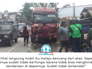 Petugas mengevakuasi kendaraan yang terlibat kecelakaan beruntun antara truk tangki pengangkut bahan bakar dan sejumlah sepeda motor di Jalan Projakal, Kelurahan Graha Indah, Balikpapan Utara, Kamis (2/7/2026). Foto: M Hilmansyah.