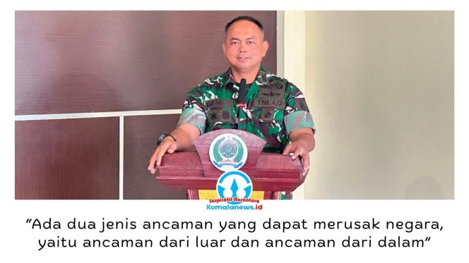 
 Komandan Kodim 0906/Kutai Kartanegara, Letkol Arm Benny Budiman, mengajak insan pers berperan aktif menangkal hoaks dan menjaga persatuan bangsa saat Coffee Morning bersama wartawan di Makodim 0906/Kukar, Kamis (2/7/2026). Foto: Indirwan.
