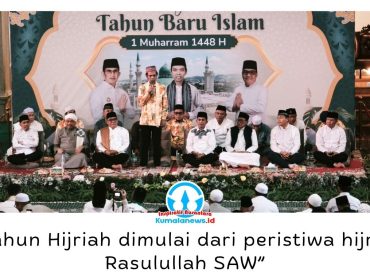 Ustaz Abdul Somad menjelaskan bahwa penanggalan Hijriah ditetapkan berdasarkan peristiwa hijrah Nabi Muhammad SAW dari Makkah ke Madinah, bukan dari kelahiran atau wafat beliau. Keputusan tersebut diambil pada masa Khalifah Umar bin Khattab melalui musyawarah bersama para sahabat. Foto: M Hilmansyah.