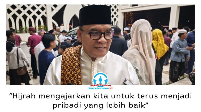 
 Wakil Wali Kota Balikpapan, Dr. Ir. H. Bagus Susetyo, M.M., menyebut peringatan Tahun Baru Islam menjadi momentum untuk introspeksi diri, memperkuat keimanan, serta memperkokoh persatuan dan keharmonisan di tengah keberagaman. Foto: M Hilmansyah.