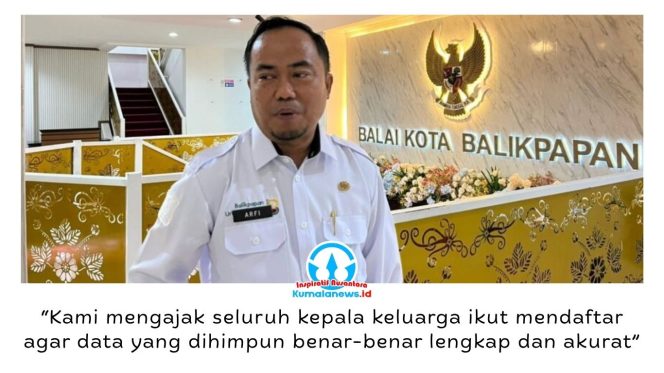 
 Kepala Dinas Sosial Kota Balikpapan, Arfiansyah, mengatakan partisipasi seluruh warga diperlukan untuk menghasilkan data yang akurat sebagai dasar evaluasi sebelum sistem Perlindungan Sosial Digital diterapkan secara nasional. Foto: M Hilmansyah.