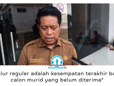 Kepala Disdikbud Kota Balikpapan, Irfan Taufik, menegaskan jalur reguler SPMB merupakan tahapan resmi terakhir yang memberikan kesempatan bagi calon murid yang belum diterima melalui jalur afirmasi, mutasi, prestasi, maupun domisili. Foto: M Hilmansyah.
