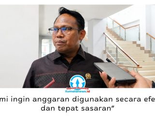 Ketua Komisi I DPRD Kota Samarinda, Samri Shaputra, menjelaskan evaluasi difokuskan pada realisasi penyerapan anggaran OPD mitra kerja sebagai dasar penyusunan APBD Tahun 2027 yang lebih efektif dan berdampak bagi masyarakat. Foto: Yana Ashari.