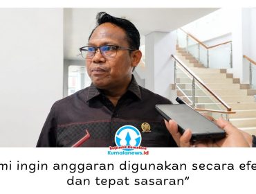 Ketua Komisi I DPRD Kota Samarinda, Samri Shaputra, menjelaskan evaluasi difokuskan pada realisasi penyerapan anggaran OPD mitra kerja sebagai dasar penyusunan APBD Tahun 2027 yang lebih efektif dan berdampak bagi masyarakat. Foto: Yana Ashari.