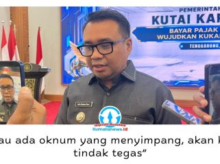 Bupati Kutai Kartanegara, Aulia Rahman Basri, menegaskan Pemkab Kukar tetap melanjutkan program perlengkapan sekolah gratis bagi peserta didik baru jenjang SD dan SMP pada tahun ajaran 2026/2027 sebagai upaya meringankan beban orang tua dan mendukung pemerataan pendidikan. Foto: Fairuzzabady.