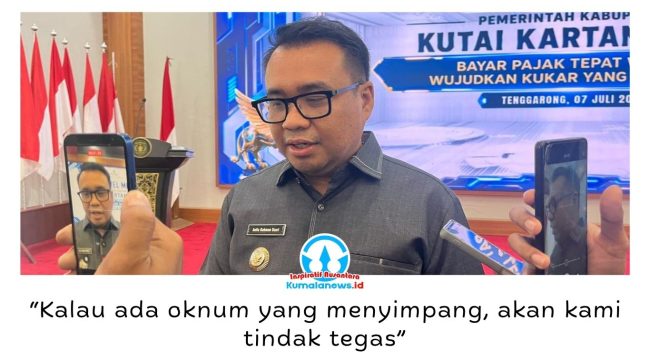 Bupati Kutai Kartanegara, Aulia Rahman Basri, menegaskan Pemkab Kukar tetap melanjutkan program perlengkapan sekolah gratis bagi peserta didik baru jenjang SD dan SMP pada tahun ajaran 2026/2027 sebagai upaya meringankan beban orang tua dan mendukung pemerataan pendidikan. Foto: Fairuzzabady.