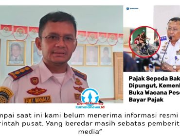 Kepala Dishub Kota Samarinda, Hotmarulitua Manalu, menyatakan hingga kini belum menerima arahan resmi dari pemerintah pusat terkait wacana penerapan pajak bagi pesepeda. Foto: Fairuzzabady.