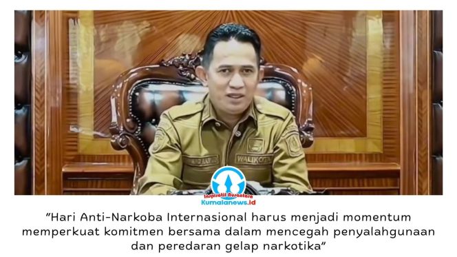 
 Wali Kota Balikpapan, Rahmad Mas'ud, menegaskan penyalahgunaan narkoba merupakan ancaman serius bagi kualitas sumber daya manusia dan masa depan generasi bangsa. Foto: M Hilmansyah.