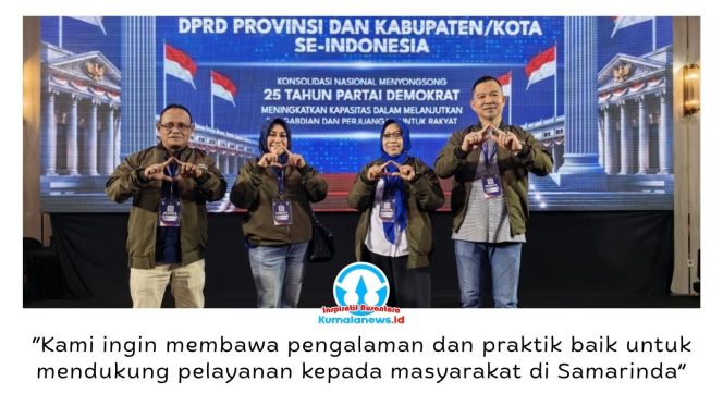 
 Ketua Fraksi Partai Demokrat DPRD Kota Samarinda, Viktor Yuan, bersama anggota fraksi Sri Puji Astuti, Marlina, dan Muhammad Andriansyah (Aan), melakukan kunjungan kerja ke Sekretariat DPRD Kota Yogyakarta, Jumat (10/7/2026), sebagai bagian dari rangkaian pasca-Bimteknas Nasional Partai Demokrat.