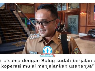 Camat Balikpapan Utara, Umar Adi, memberikan keterangan, Selasa (14/7/2026). Pemerintah Kecamatan Balikpapan Utara terus memperkuat Koperasi Merah Putih di seluruh kelurahan untuk mendorong pertumbuhan ekonomi masyarakat, sementara sejumlah koperasi telah mulai menjalankan aktivitas usaha. Foto: M Hilmansyah.