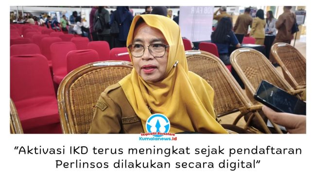 Kepala Disdukcapil Kota Balikpapan, Tirta Dewi, memberikan keterangan, Selasa (14/7/2026). Uji coba pendaftaran Perlindungan Sosial (Perlinsos) secara digital mendorong peningkatan aktivasi Identitas Kependudukan Digital (IKD) di Balikpapan hingga mencapai sekitar 15 persen atau 80 ribu penduduk. Foto: M Hilmansyah.