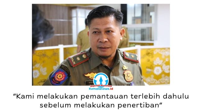 Kepala Satpol PP Kota Balikpapan, Boedi Liliono, menjelaskan penertiban pengamen dilakukan berdasarkan hasil pemantauan petugas di lapangan dan dilaksanakan sesuai prosedur yang berlaku. M Hilmansyah.