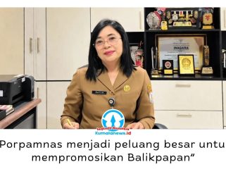 Kepala Disparpora Kota Balikpapan, Cokorda Ratih Kusuma, menyampaikan pihaknya bersama PTMB terus mematangkan persiapan pelaksanaan Porpamnas IX Tahun 2026 agar berjalan lancar dan sukses. M Hilmansyah.