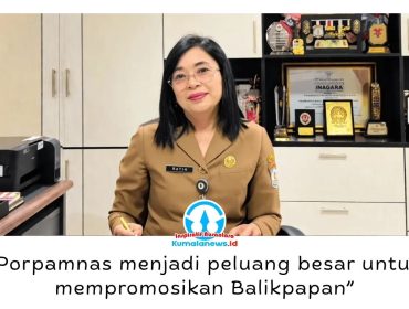 Kepala Disparpora Kota Balikpapan, Cokorda Ratih Kusuma, menyampaikan pihaknya bersama PTMB terus mematangkan persiapan pelaksanaan Porpamnas IX Tahun 2026 agar berjalan lancar dan sukses. M Hilmansyah.