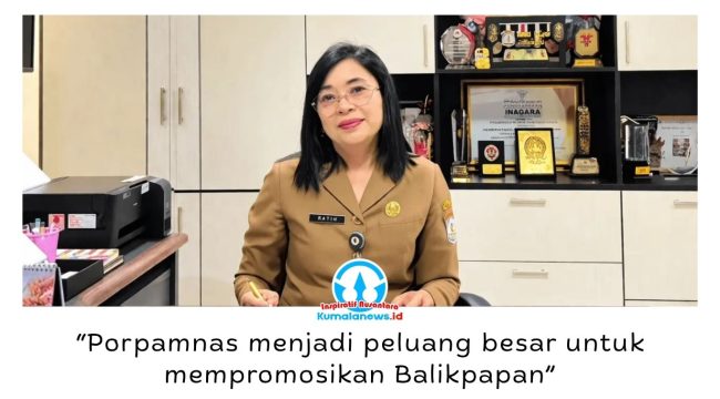 Kepala Disparpora Kota Balikpapan, Cokorda Ratih Kusuma, menyampaikan pihaknya bersama PTMB terus mematangkan persiapan pelaksanaan Porpamnas IX Tahun 2026 agar berjalan lancar dan sukses. M Hilmansyah.