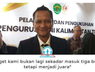 Ketua Harian KONI Kaltim sekaligus Direktur Utama PT Bara Kaltim Sejahtera (BKS), Nidya Listiyono, menyampaikan komitmen kepengurusan baru KONI Kaltim periode 2026–2030 untuk segera menyusun program kerja dan evaluasi demi mewujudkan target Kalimantan Timur menjadi juara olahraga nasional. Foto: Yana Ashari.