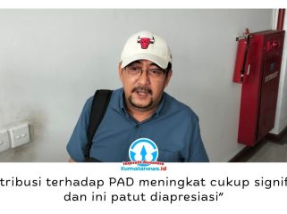 Ketua Komisi II DPRD Kota Samarinda, Iswandi, mengapresiasi tren peningkatan kontribusi Perumda Varian Niaga terhadap Pendapatan Asli Daerah (PAD) dan mendorong optimalisasi aset daerah untuk meningkatkan kinerja perusahaan. Foto: Yana Ashari.