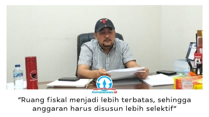 
 Anggota Banggar DPRD Kota Samarinda, Iswandi, menegaskan penyusunan APBD 2027 harus memperhitungkan belum terealisasinya Transfer ke Daerah (TKD) dari pemerintah pusat yang berdampak pada terbatasnya kemampuan fiskal daerah. Foto: Yana Ashari.