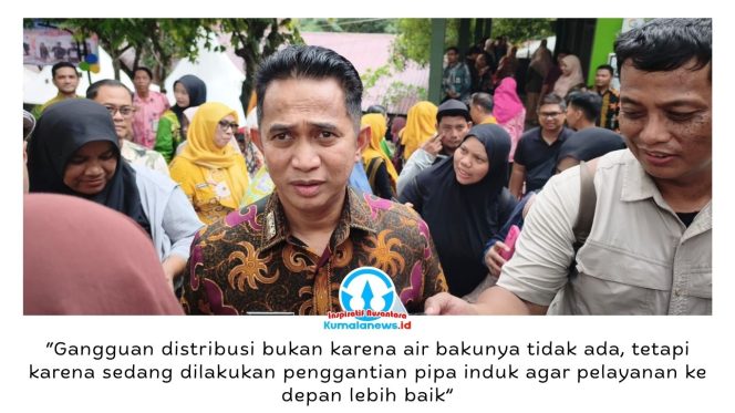 
 Wali Kota Balikpapan, Rahmad Mas'ud, menegaskan gangguan distribusi air bersih terjadi akibat penggantian pipa induk berusia 40 tahun oleh Pemkot Balikpapan bersama PTMB, bukan karena berkurangnya ketersediaan air baku. Foto: M Hilmansyah.