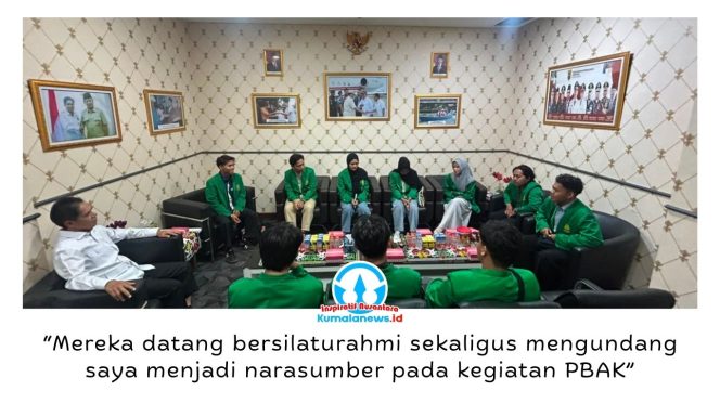 
 Ketua DPRD Kota Samarinda, Helmi Abdullah, menerima audiensi mahasiswa FTIK UINSI Samarinda untuk membahas persiapan Pengenalan Budaya Akademik dan Kemahasiswaan (PBAK) yang akan digelar pada 12–13 Agustus 2026. Foto: Paris.