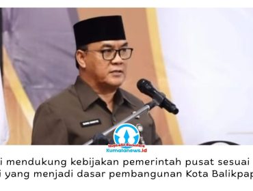 Wakil Wali Kota Balikpapan, Bagus Susetyo, menyatakan Pemkot Balikpapan mendukung kebijakan pemerintah pusat dengan memperkuat pendidikan karakter, nilai keagamaan, serta pembinaan moral dan spiritual masyarakat sejalan dengan visi Kota Global dalam Bingkai Madinatul Iman. Foto: M Hilmansyah.