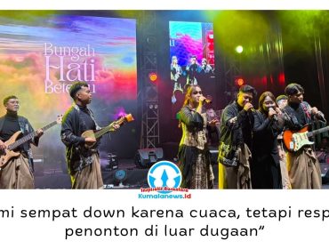 Grup musik asal Kutai Kartanegara, Petala Borneo, membawakan lagu 