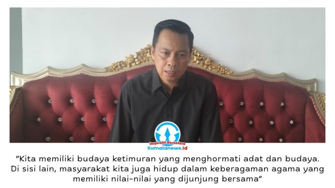 
 Sekretaris Komisi I DPRD Kota Samarinda, Ronal Stephen Lonteng, menyatakan pembahasan RUU terkait LGBT perlu disikapi secara bijaksana dengan tetap berpedoman pada konstitusi, nilai budaya, agama, dan peraturan perundang-undangan yang berlaku. Foto: Yana Ashari.