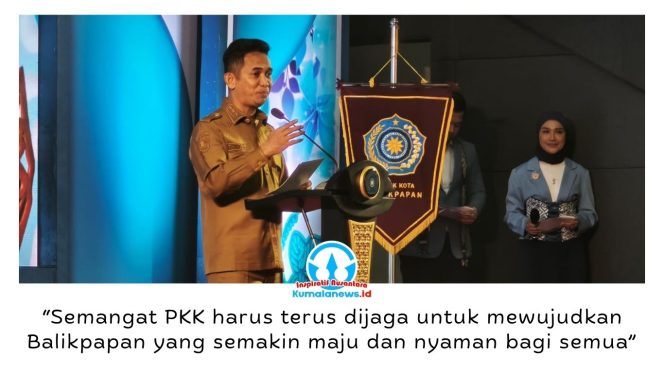 
 Wali Kota Balikpapan Rahmad Mas'ud mengajak seluruh kader PKK memperkuat peran sebagai garda terdepan dalam membangun ketahanan keluarga dan karakter generasi muda saat menghadiri peringatan Hari Kesatuan Gerak (HKG) PKK ke-54 Kota Balikpapan di BSCC Dome, Selasa (28/7/2026). Foto: M Hilmansyah.