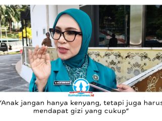 Ketua TP PKK Kota Balikpapan Hj. Nurlena Rahmad Mas'ud, S.E. menegaskan komitmen TP PKK untuk menekan angka stunting melalui penguatan peran keluarga, edukasi gizi, dan kolaborasi lintas sektor demi mewujudkan generasi sehat menuju Indonesia Emas 2045. Foto: M Hilmansyah.
