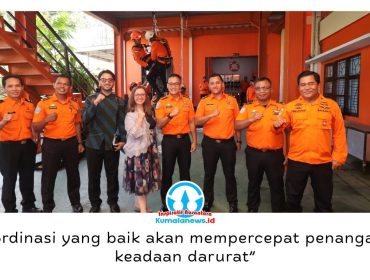 Basarnas Kelas A Balikpapan menerima kunjungan Deputi Konsulat Jenderal Australia Ana Mogaldeanu bersama Manajer Konsuler Mario Fahrevi guna memperkuat sinergi dan koordinasi di bidang Search and Rescue (SAR), khususnya dalam penanganan keadaan darurat di Kalimantan Timur dan kawasan Ibu Kota Nusantara (IKN). Foto: Basarnas Kaltim.