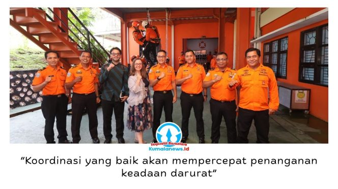 
 Basarnas Kelas A Balikpapan menerima kunjungan Deputi Konsulat Jenderal Australia Ana Mogaldeanu bersama Manajer Konsuler Mario Fahrevi guna memperkuat sinergi dan koordinasi di bidang Search and Rescue (SAR), khususnya dalam penanganan keadaan darurat di Kalimantan Timur dan kawasan Ibu Kota Nusantara (IKN). Foto: Basarnas Kaltim.