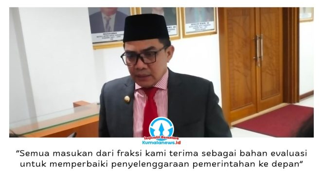 
 Wali Kota Samarinda Andi Harun mengapresiasi pimpinan dan seluruh anggota DPRD Kota Samarinda atas persetujuan Raperda Pertanggungjawaban Pelaksanaan APBD Tahun Anggaran 2025 dalam Rapat Paripurna DPRD Kota Samarinda, Rabu (29/7/2026) malam. Foto: Yana Ashari.