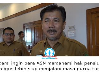 Sekretaris Daerah (Sekda) Kutai Kartanegara, Sunggono, mengatakan sosialisasi Program Taspen merupakan bentuk komitmen Pemkab Kukar dalam membekali ASN yang akan memasuki masa pensiun agar memahami hak-haknya serta lebih siap menjalani masa purna tugas. Foto: CS.