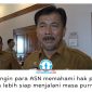 Sekretaris Daerah (Sekda) Kutai Kartanegara, Sunggono, mengatakan sosialisasi Program Taspen merupakan bentuk komitmen Pemkab Kukar dalam membekali ASN yang akan memasuki masa pensiun agar memahami hak-haknya serta lebih siap menjalani masa purna tugas. Foto: CS.