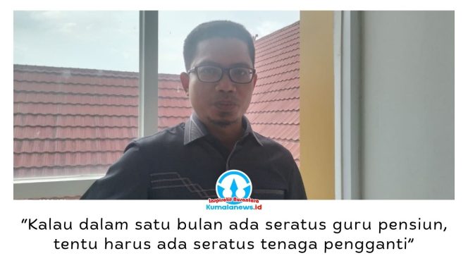 
 Anggota Komisi IV DPRD Kota Samarinda, Ismail Latisi, mendorong Pemkot Samarinda memanfaatkan skema Penyedia Jasa Lainnya Perorangan (PJLP) sebagai solusi sementara untuk memenuhi kebutuhan guru dan tenaga kesehatan di tengah kebijakan moratorium tenaga honorer. Foto: Yana Ashari.