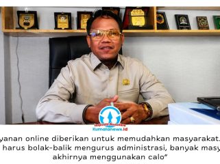 Ketua Komisi I DPRD Kota Samarinda, Samri Saputra, menilai digitalisasi pelayanan publik menjadi langkah efektif untuk menekan praktik percaloan, sekaligus meningkatkan transparansi, efisiensi, dan kemudahan akses layanan administrasi bagi masyarakat. Foto: Yana Ashari.