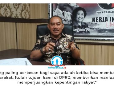 Wakil Ketua DPRD Kota Samarinda, Ahmad Vananzha, menyebut momen paling berkesan selama menjadi anggota DPRD adalah ketika berhasil memperjuangkan hak masyarakat yang terdampak penggusuran hingga memperoleh kompensasi yang lebih layak. Foto: Yana Ashari.
