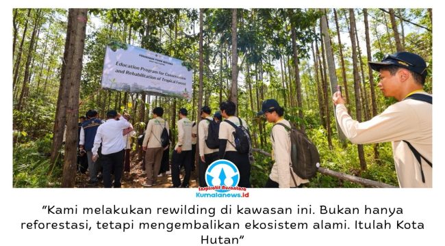 Pembangunan Ibu Kota Nusantara (IKN) mengusung konsep Forest City dengan memadukan pembangunan infrastruktur dan pemulihan ekosistem, sebagai upaya mewujudkan ibu kota yang modern, hijau, dan berkelanjutan. Foto: Humas Otorita IKN.
