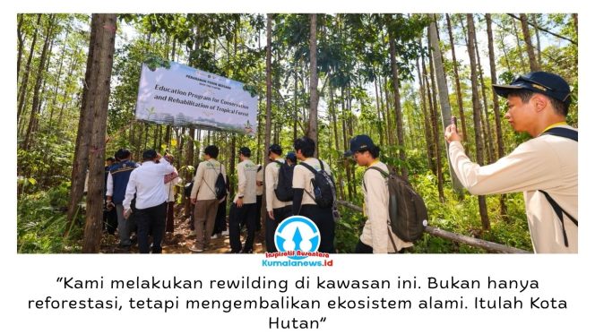 
 Pembangunan Ibu Kota Nusantara (IKN) mengusung konsep Forest City dengan memadukan pembangunan infrastruktur dan pemulihan ekosistem, sebagai upaya mewujudkan ibu kota yang modern, hijau, dan berkelanjutan. Foto: Humas Otorita IKN.