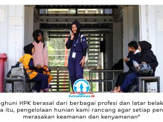 Otorita IKN menerapkan pengelolaan Hunian Pekerja Konstruksi (HPK) yang responsif gender untuk menciptakan lingkungan tinggal yang aman, nyaman, dan inklusif, khususnya bagi pekerja perempuan yang terlibat dalam pembangunan Ibu Kota Nusantara. Foto: Humas Otorita IKN.