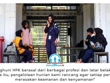 Otorita IKN menerapkan pengelolaan Hunian Pekerja Konstruksi (HPK) yang responsif gender untuk menciptakan lingkungan tinggal yang aman, nyaman, dan inklusif, khususnya bagi pekerja perempuan yang terlibat dalam pembangunan Ibu Kota Nusantara. Foto: Humas Otorita IKN.