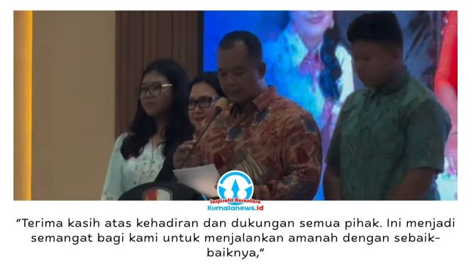 
 Komandan Lanud Dhomber, Kolonel Pnb I Gusti Ngurah Sorga Laksana, usai prosesi pisah sambut di Balikpapan sebagai bagian dari pergantian kepemimpinan di jajaran TNI Angkatan Udara. Foto: M Hilmansyah.