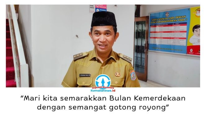 
 Wali Kota Balikpapan, Dr. H. Rahmad Mas'ud, S.E., M.E., mengajak masyarakat memaknai HUT Ke-81 Kemerdekaan RI sebagai momentum memperkuat semangat gotong royong, menjaga kebersihan lingkungan, dan menumbuhkan rasa cinta tanah air. Foto: M Hilmansyah.