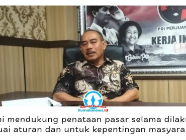 Wakil Ketua DPRD Kota Samarinda, Ahmad Vananzha, menegaskan penataan Pasar Pagi dan Pasar Subuh harus tetap melindungi hak masyarakat serta berjalan sesuai aturan. Foto: Yana Ashari.